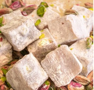 Hacı Bekir Natural Turkish Delight with Pistachios