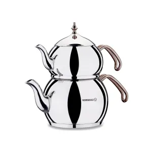 Korkmaz Hanedan Rosegold Teapot Set 2 lt