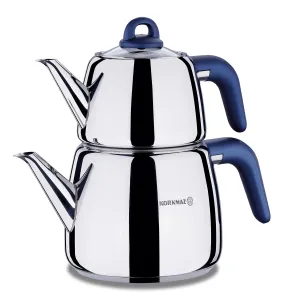 Korkmaz Bella Azura Teapot Set 2 lt