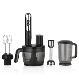 Korkmaz Mia Multi Blender Set Black/Chrome
