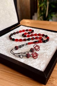 Kazaz Püskül Trend Model Ateş-i Sıkma Kehribar Tesbih – El Yapımı ve Şık