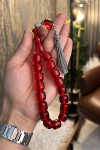 Şahin Ağa Serisi Bilek Boy Ateş-i Sıkma Kehribar Tesbih – El Yapımı, Doğal ve Zarif