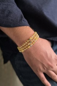 99'luk Bileklik Namaz Tesbih – Damla Kehribar | El Yapımı ve Doğal Taşlı