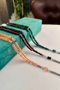 Bilek Boy Ateşi Sıkma Kehribar 3’lü Tesbih Seti – Dergah Özel Seri