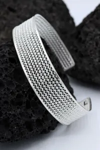 Gümüş takılar ve aksesuarlar - bilezik ve bileklik Sade Tasarım Telkari Gümüş Bilezik 159