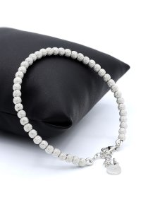 Gümüş takılar ve aksesuarlar - bilezik ve bileklik Dorika Modeli Rodyumlu Gümüş Bilezik 225