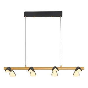 Özcan Lighting 4060-8AS 8-Piece Sequential Decorative LED Chandelier