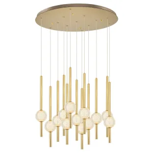 ثريا أوزجان 4133-13A بخمس عشرة قضيب LED معلقة
