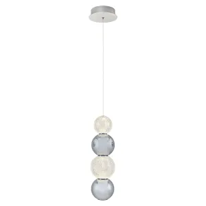 Özcan Lighting 4136C-1A Sun-Inspired Single Pendant with 4 LED Globes
