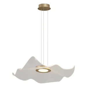 Özcan Lighting 4331-1A Acrylic Flower LED Pendant Chandelier