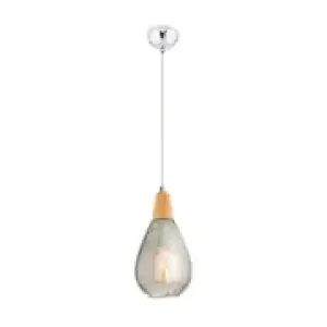 Özcan Lighting 4490 Single Decorative Glass Pendant Chandelier