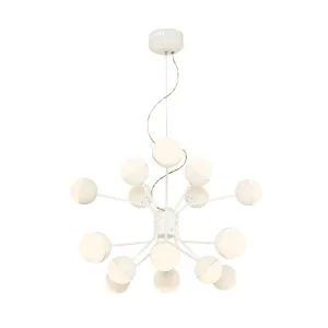 Özcan Lighting 5674-16A 16-Light Glass Globe Modern LED Chandelier