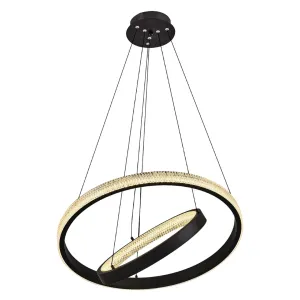 Özcan Lighting 5698-2 2-Light Round Decorative Pendant Chandelier
