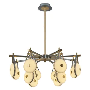 Özcan Lighting 5711-12A 12-Light Round LED Chandelier