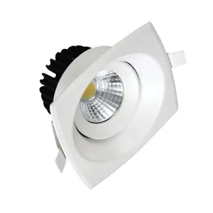 ACK 8W Adjustable Recessed Square LED Spot 6500K