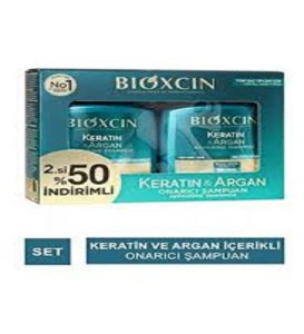 Bioxcin Keratin and Argan Repairing Shampoo 300 ml (2-Pack Advantage)