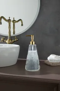 Paşabahçe Glass Homeware Products and Gift Glassware Collections Glamis Idil Model Liquid Soap Dispenser
