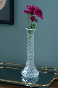 Paşabahçe Glass Homeware Products and Gift Glassware Collections Glamis Glass Twist Model Clove Jar