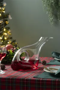 Paşabahçe Glass Homeware Products and Gift Glassware Collections Glamis Glass Tilted Duck Decanter