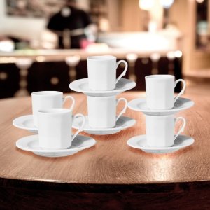 طقم فناجين قهوة غورال بورسلين كوشيلي أوتيل 12 قطعة 6 أشخاص
