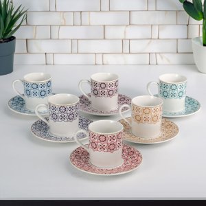 طقم فناجين قهوة غورال بورسلين أتينا 12 قطعة 6248