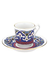 طقم فناجين قهوة كوتاهيا بورسلين مكون من 12 قطعة لشخصين 3648