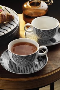 Kütahya Porcelain Zeugma 12-Piece 6-Person Tea Set