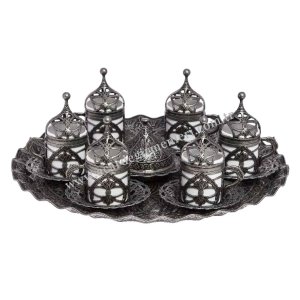 Authentic Copper Tea and Coffee Cup Sets. Gift Tea - Coffee Cup Sets. Six-Piece Coffee Set – Hürrem