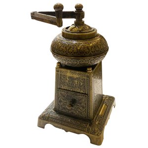 طقم شاي وقهوة نحاسي أصيل. أطقم شاي - قهوة هدايا. مطحنة – 1950 سلاح الدين