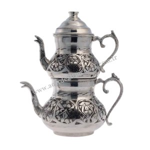 Authentic copper tea and coffee cup sets. Gift tea - coffee cup sets. Copper teapot – small engraved