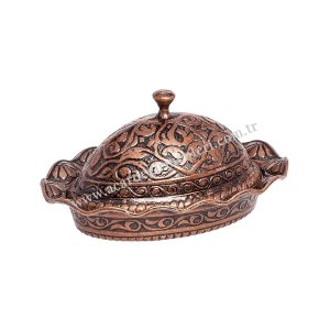 طقم شاي وقهوة نحاسي أصيل. أطقم شاي - قهوة هدايا. صينية حلوى تركية – كبير عشقيم