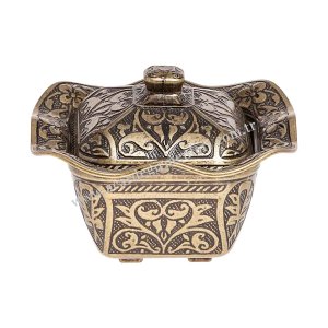 Authentic Copper Tea and Coffee Cup Sets. Gift Tea - Coffee Cup Sets. Sugar Bowl – Small Square