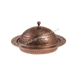 Authentic Copper Tea and Coffee Cup Sets. Gift Tea - Coffee Cup Sets. Lokumluk – Large Oval
