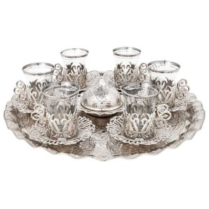 Authentic Copper Tea and Coffee Cup Sets. Gift Tea - Coffee Cup Sets. Tea Set with Tray – Ottoman