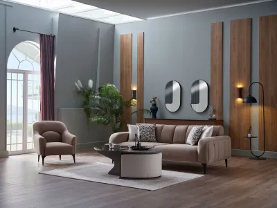 Matilda Sofa Set Beige