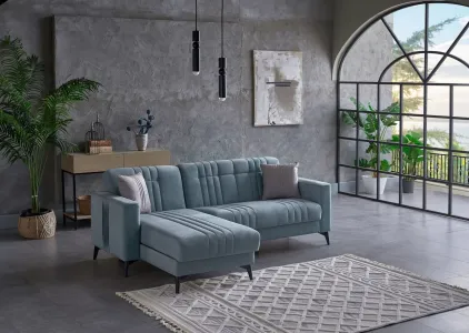 Almond Right Corner Sofa (Long Seat + 2-Seater)