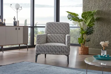 Clary Armchair White