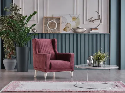 Perissa Armchair Dusty Rose