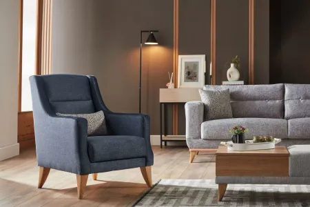 Metropol Berjer Gri-Lacivert