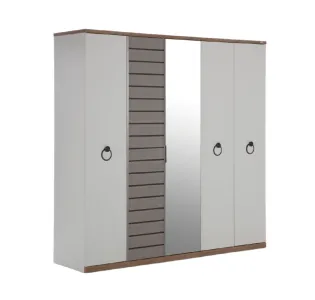Exclusive Furniture – Lavin 5-Door Wardrobe (Modern Style)