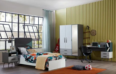 Exclusive Mobilyalar Genç odası takımı  ( Modern tarz ) Cozy Genç Odası Takımı