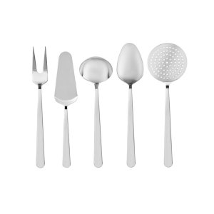 The Hisar Nice 5-Piece Stainless Steel Serving Set