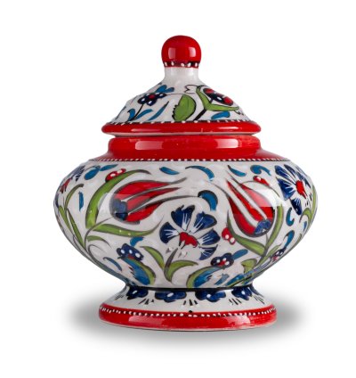 Kütahya El İşçiliği Çini & Seramik Küre Bal küpü & şekerlik