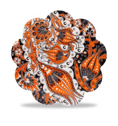 Kütahya El İşçiliği Çini & Seramik  desenli çaydanlık altı. 18 cm.