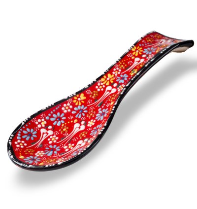 Kütahya El İşçiliği Çini & Seramik desenli kaşıklık.