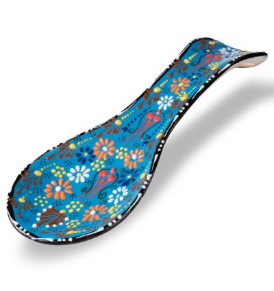 Kütahya El İşçiliği Çini & Seramik desenli kaşıklık.