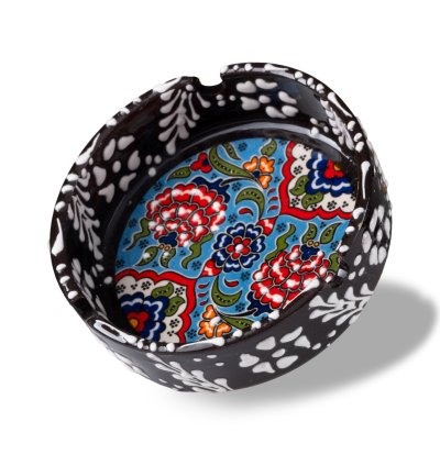 Kütahya El İşçiliği Çini & Seramik desenli kül tablası