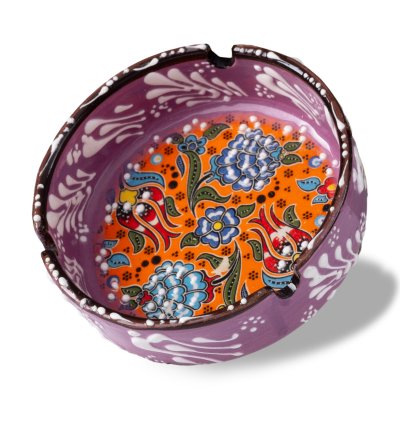 Kütahya El İşçiliği Çini & Seramik desenli kül tablası