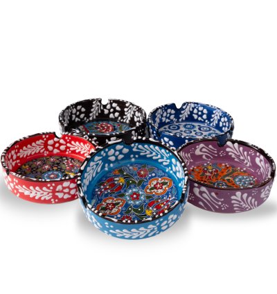 Kütahya El İşçiliği Çini & Seramik desenli kül tablası