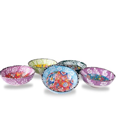 Kütahya El İşçiliği Çini & Seramik çerez kâsesi  10 cm.